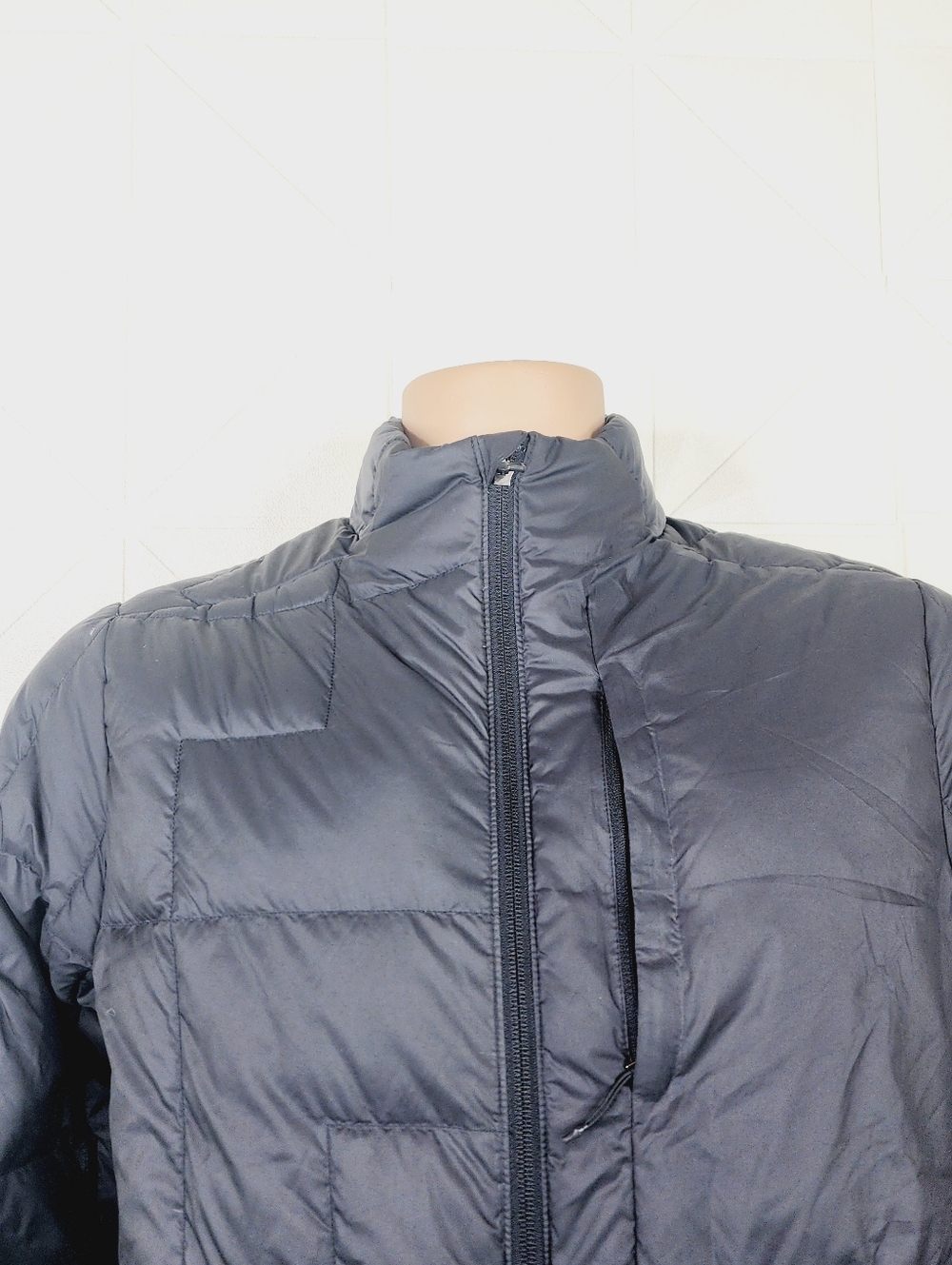 Lululemon Pack It Down Jacket Men’s Size L Black Goose Down Quilted Pockets - Picture 2 of 9